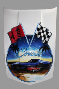 Corvette-Motorhaube-History, Airbrush