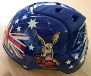 Helm, Airbrush, Australien, Kangoroo