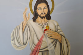 Jesus Wandmalerei