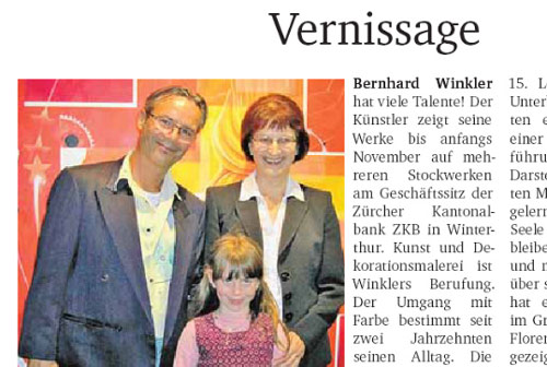 Kunstausstellung Zürcher Kantonalbank